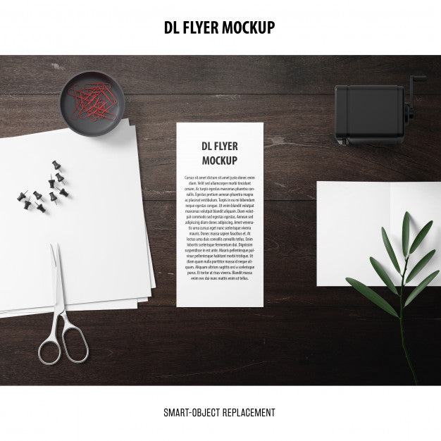 Dl Flyer Mockup Psd