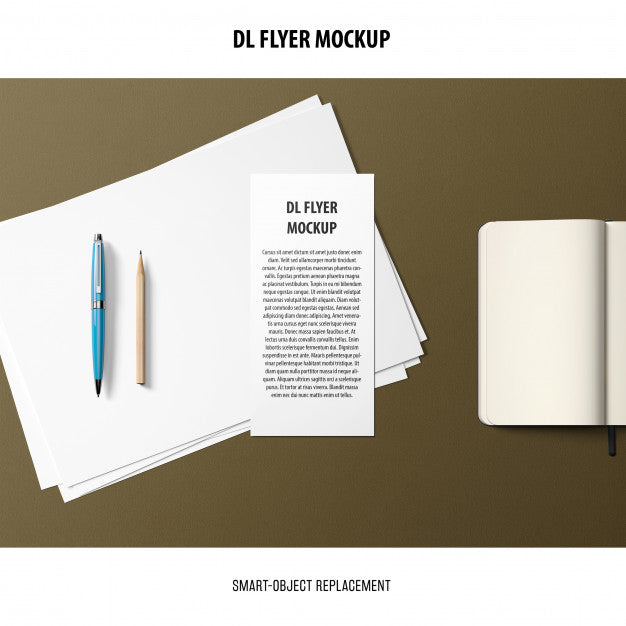 Dl Flyer Mockup Psd