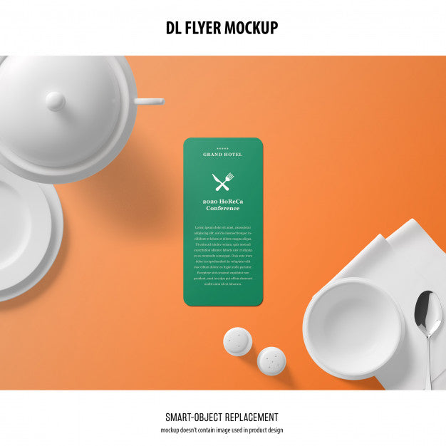 Dl Flyer Mockup Psd