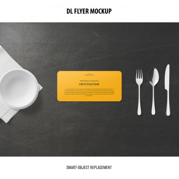 Dl Flyer Mockup Psd