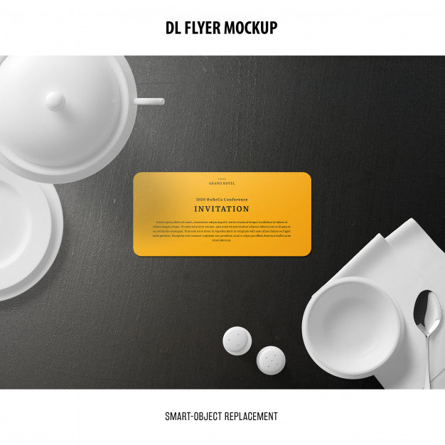 Dl Flyer Mockup Psd