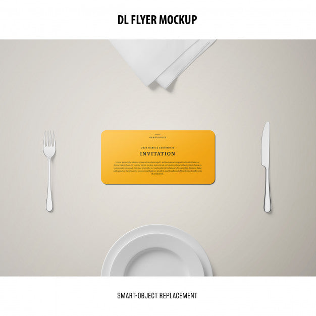 Dl Flyer Mockup Psd