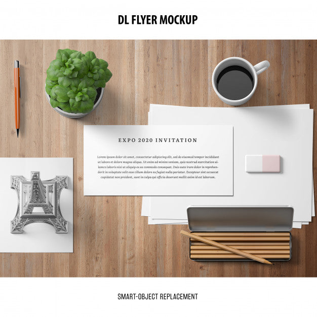 Dl Flyer Mockup Psd