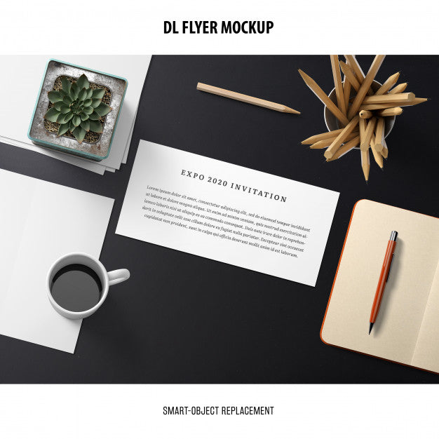 Dl Flyer Mockup Psd