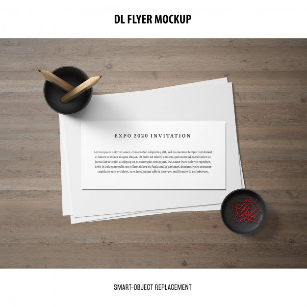 Dl Flyer Mockup Psd