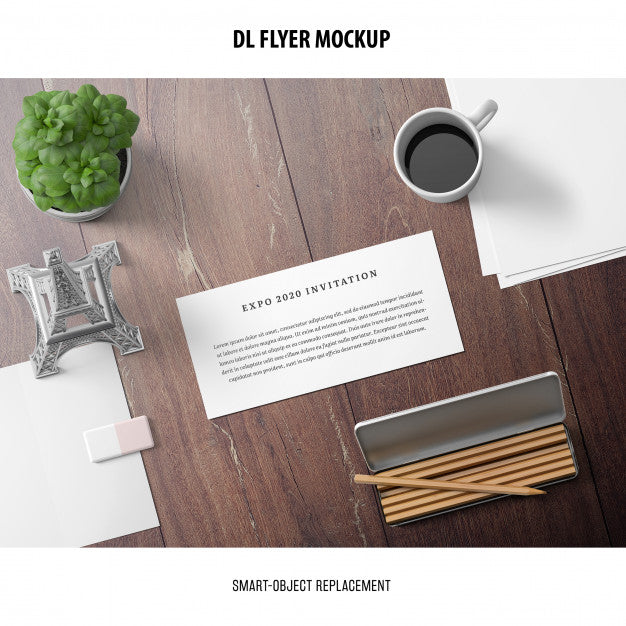 Dl Flyer Mockup Psd