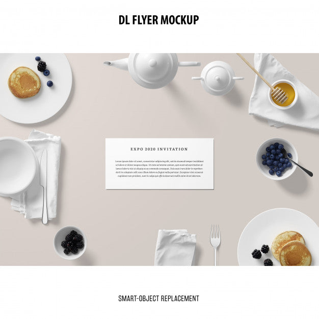 Dl Flyer Mockup Psd