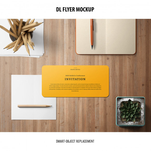 Dl Flyer Mockup Psd