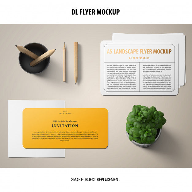 Dl Flyer Mockup Psd