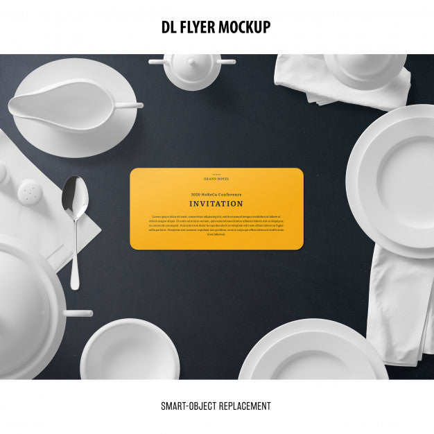 Dl Flyer Mockup Psd