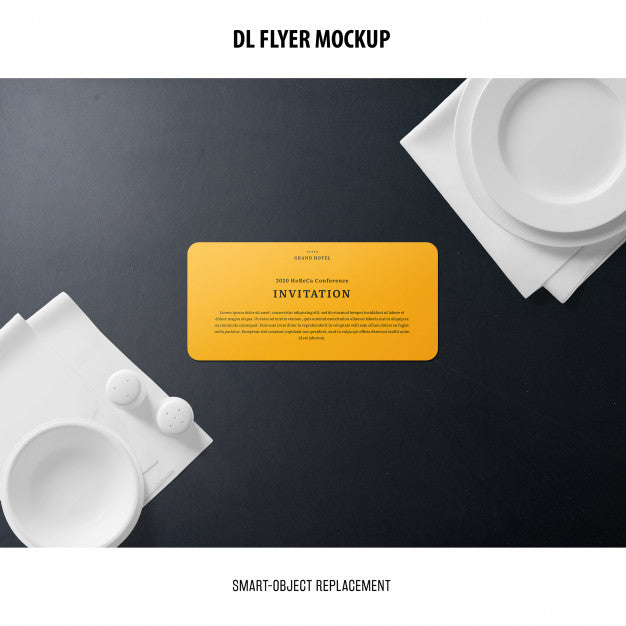 Dl Flyer Mockup Psd
