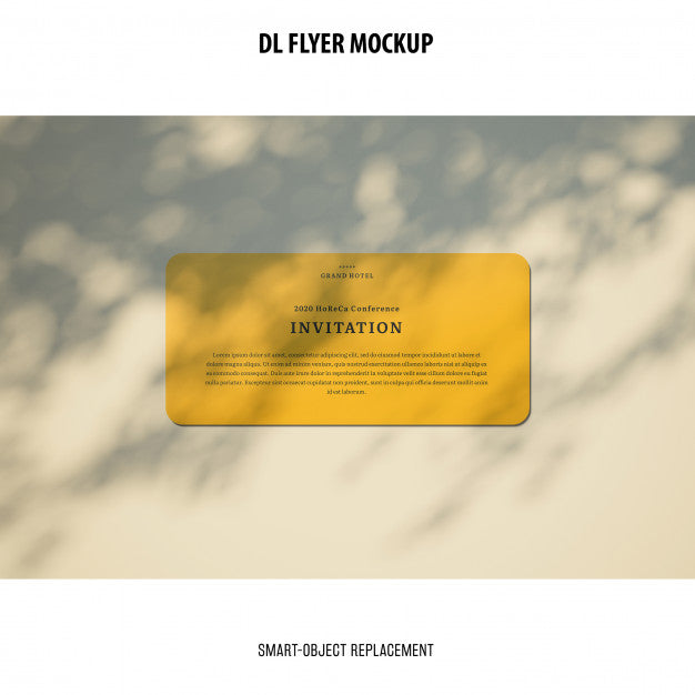 Dl Flyer Mockup Psd