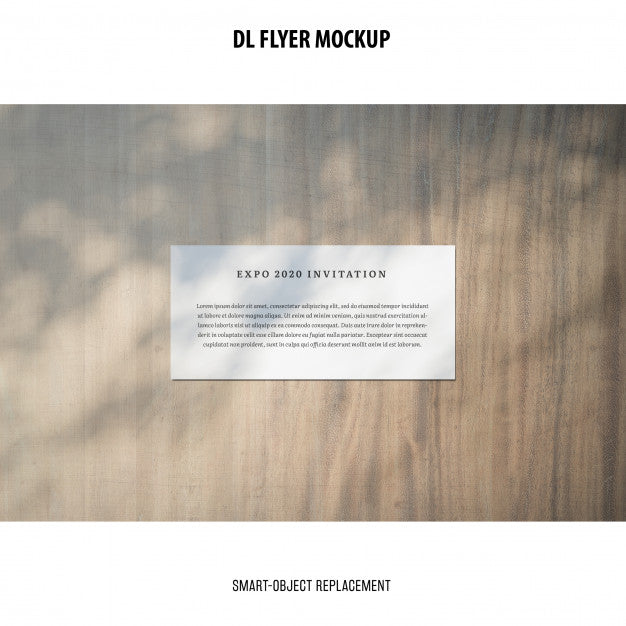 Dl Flyer Mockup Psd