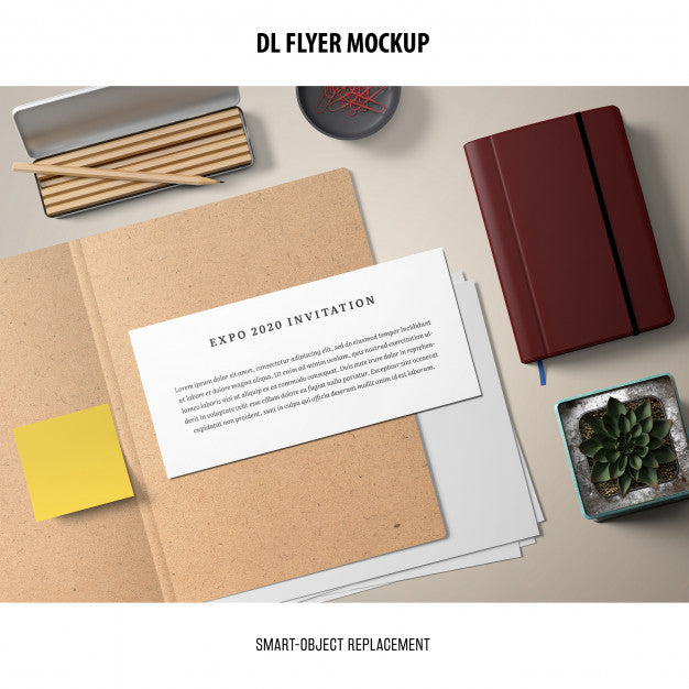 Dl Flyer Mockup Psd