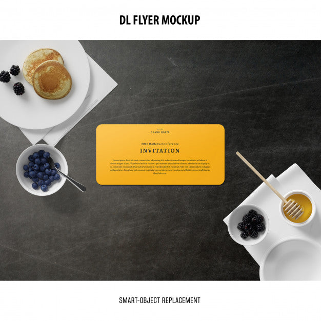 Dl Flyer Mockup Psd