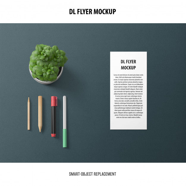 Dl Flyer Mockup Psd