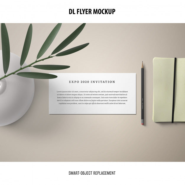 Dl Flyer Mockup Psd