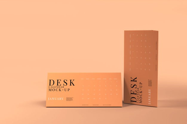 Dl Tent Calendar Mockup Psd