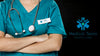 Doctor With Stethoscope And Labour Day Badge Psd