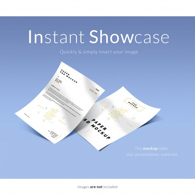 Document Mock Up Psd