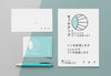 Documents And Envelopes Asian Mock-Up Psd