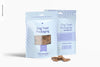 Dog Treat Packaging Mockup, Front And Back View Psd