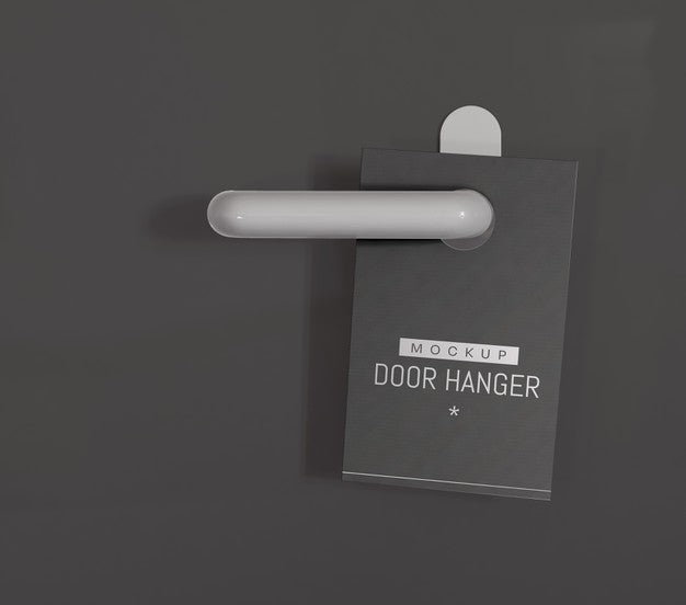 Door Hanger Mockup Psd