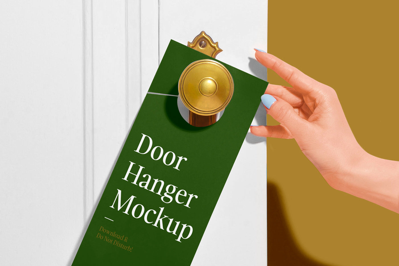 Door Hanger Psd Mockup