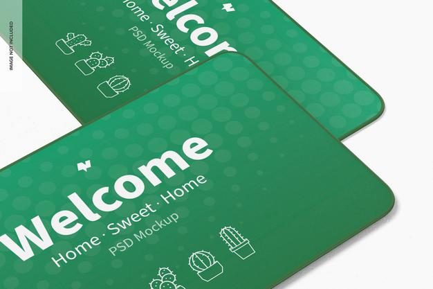 Door Mat Mockup, Close Up Psd