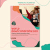 Down Syndrome Day Flyer Design Psd