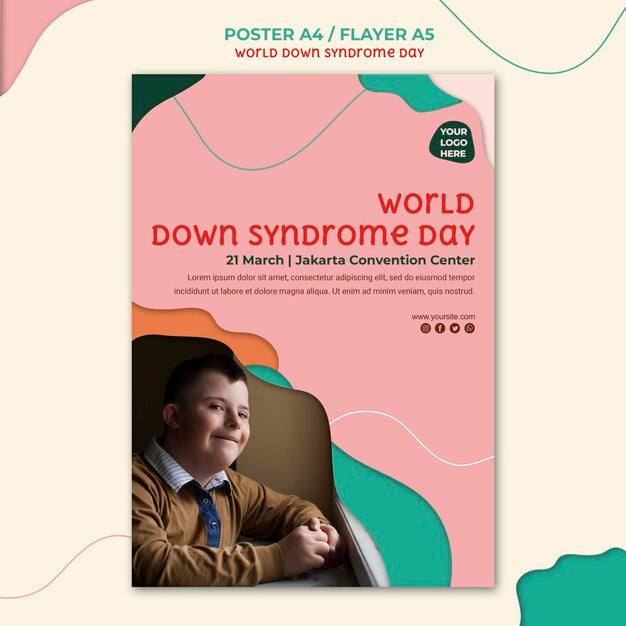 Down Syndrome Day Flyer Template Psd