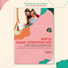 Down Syndrome Day Poster Template Psd