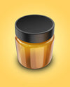 Download Amber Cream Jar Psd Mockup