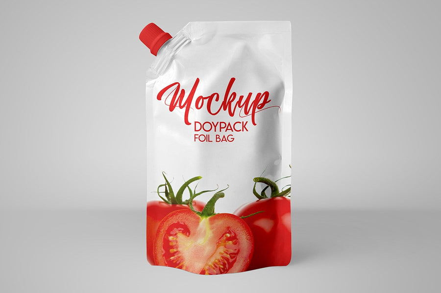 Doypack Foil Bag Mockup