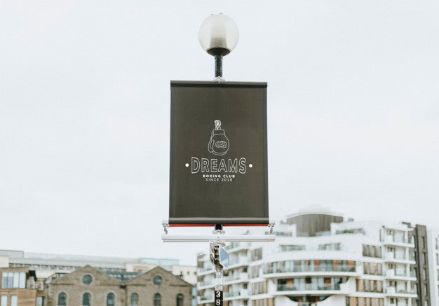 Dreams Boxing Club Design Mockup Psd