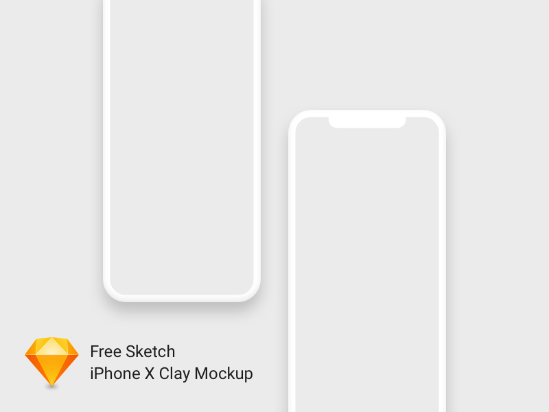 iPhone X - 4K Mockups for Photoshop and Sketch | DesignerMill