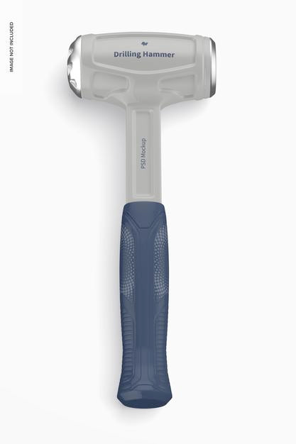 Drilling Hammer Mockup Psd
