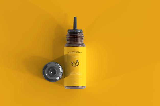 Dropper Bottle Mockup Psd