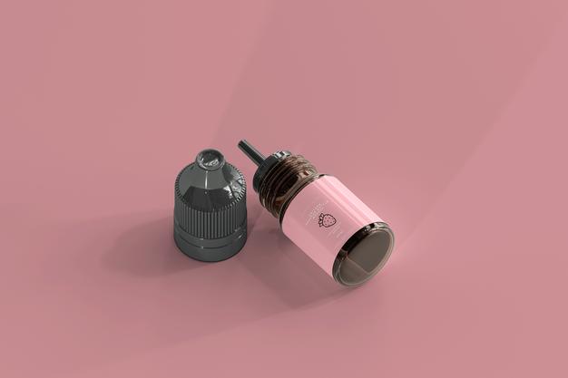 Dropper Bottle Mockup Psd