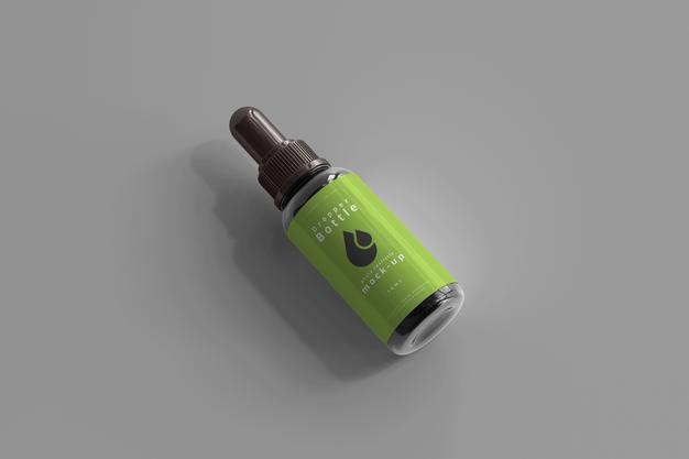 Dropper Bottle Mockup Psd