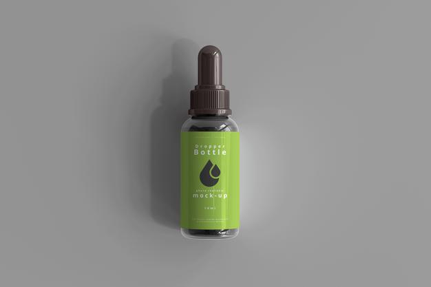 Dropper Bottle Mockup Psd