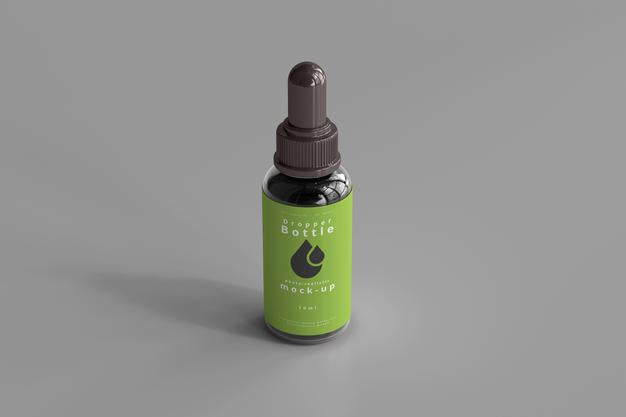 Dropper Bottle Mockup Psd