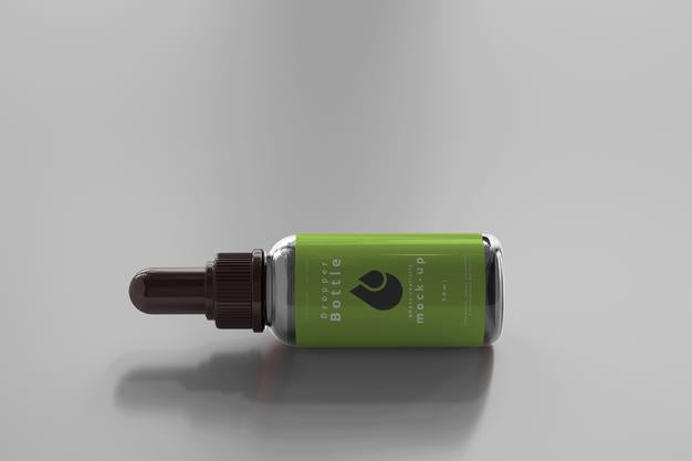 Dropper Bottle Mockup Psd