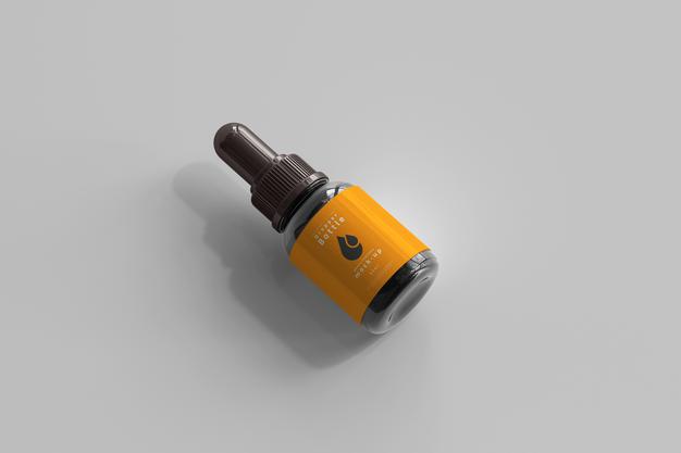 Dropper Bottle Mockup Psd
