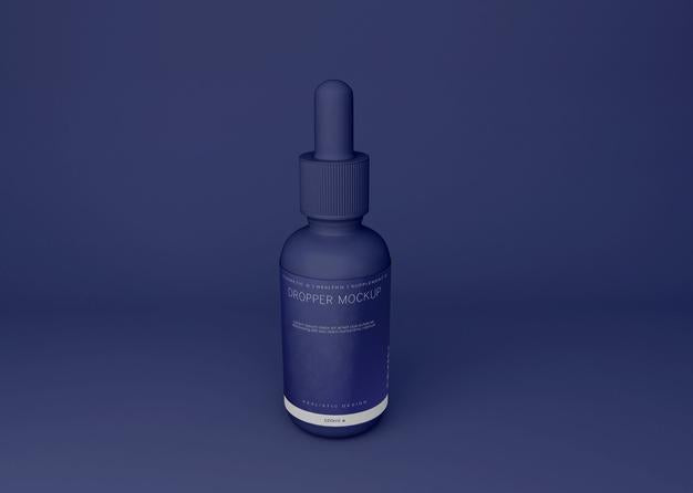 Dropper Bottle Mockup Psd