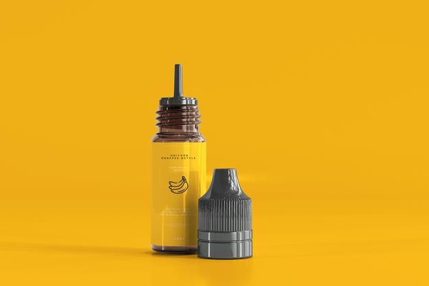Dropper Bottle Mockup Psd