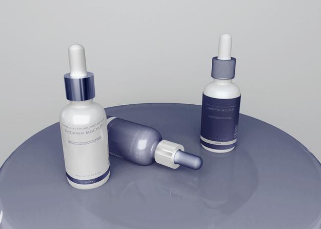 Dropper Bottle Mockup Psd