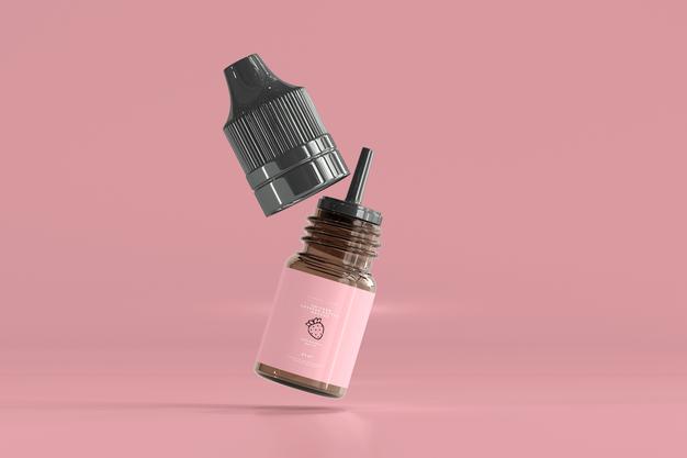 Dropper Bottle Mockup Psd