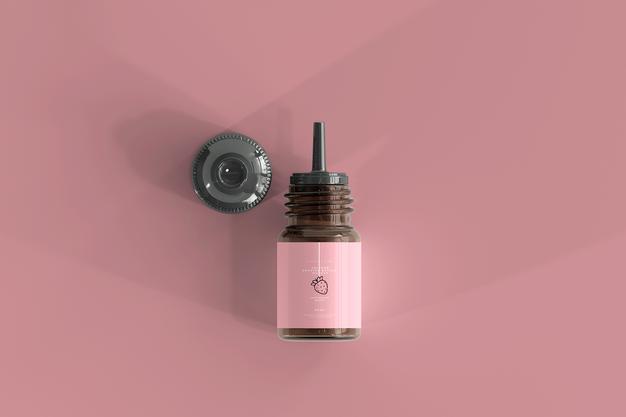 Dropper Bottle Mockup Psd