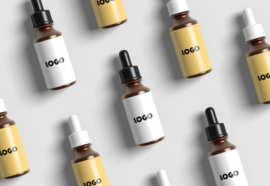 Dropper Bottle Mockup